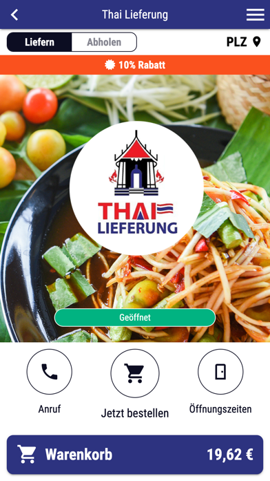 Thai Lieferung Screenshot