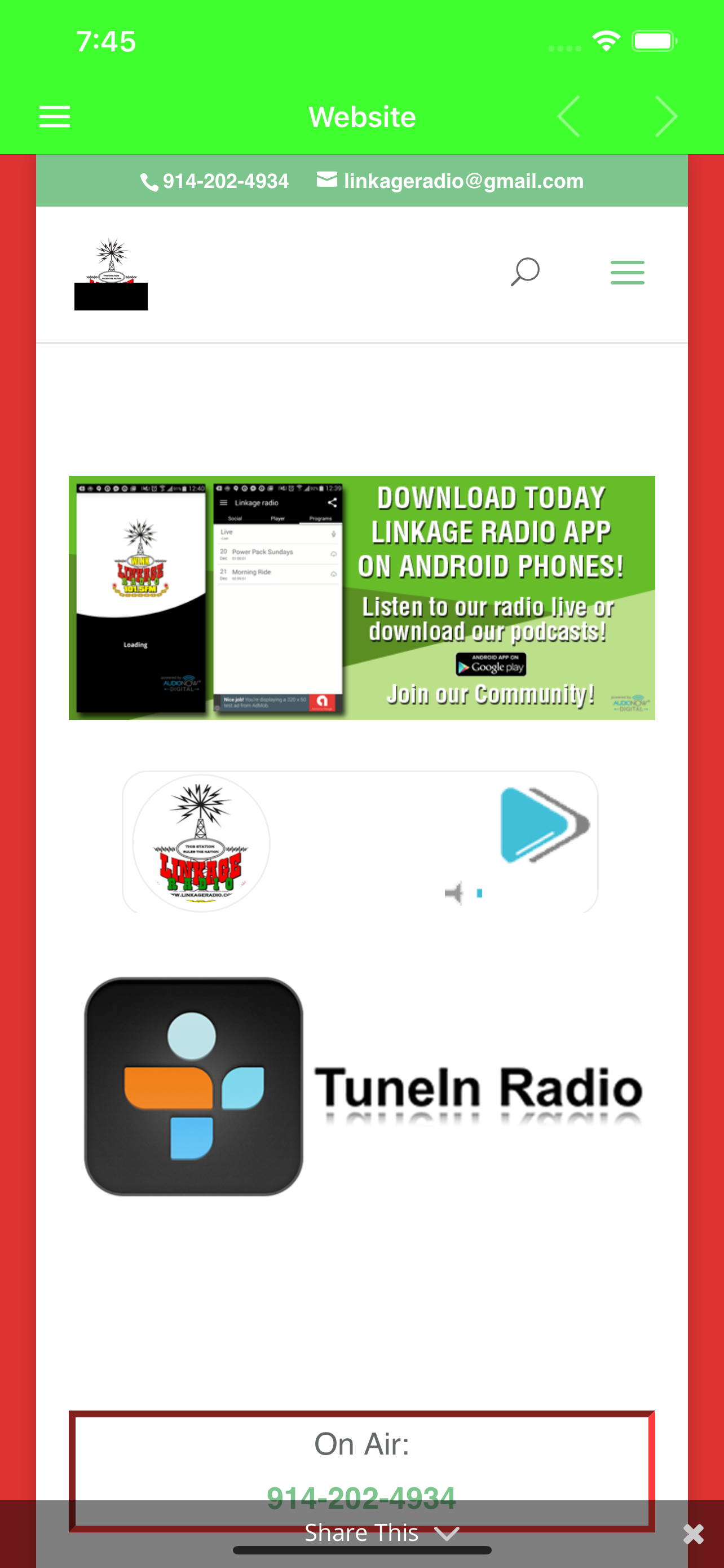 LINKAGE RADIO