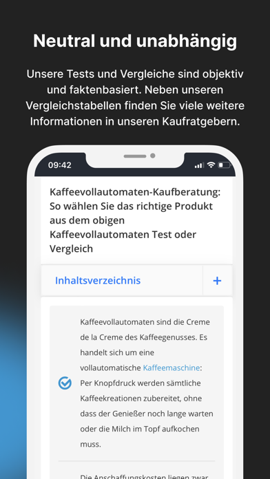 Vergleich.org Vergleichsportal Screenshot