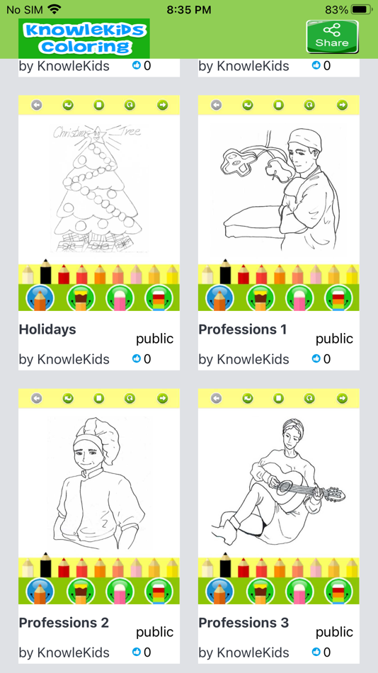 #3. KnowleKids Coloring (iOS) 来自: KnowleMedia