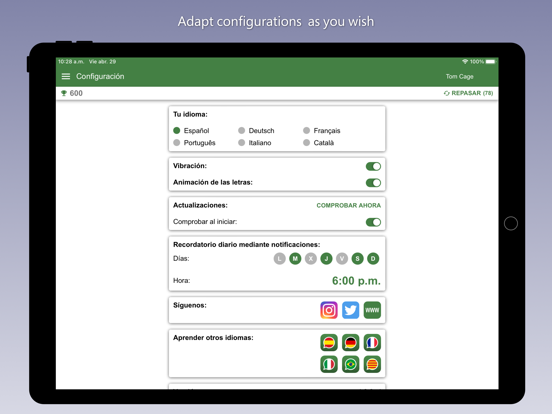 Learn English with Bilinguae iPad screenshot 7 - Education app