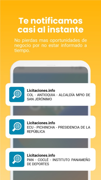 Licitaciones Screenshot