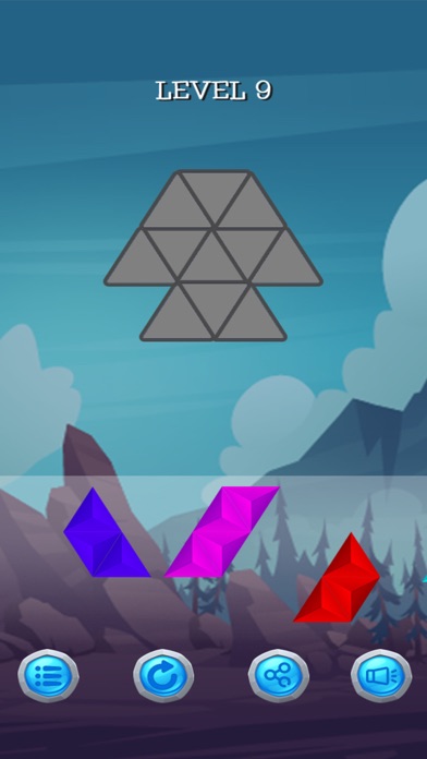 Matching Triangles Tangram Screenshot