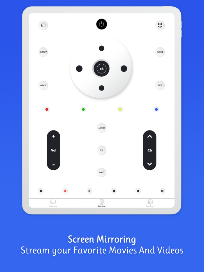 Screen mirroring for TV ™