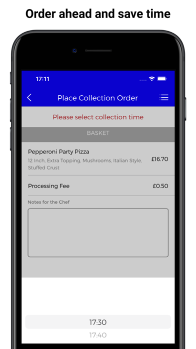 The Friery Takeaway App Screenshot