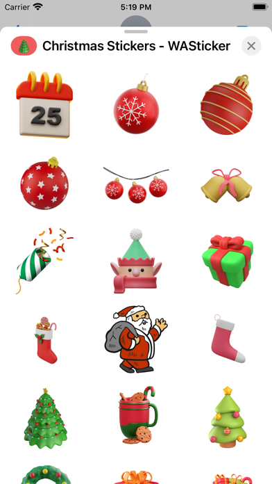 Christmas Stickers-2025 Wishes Screenshot