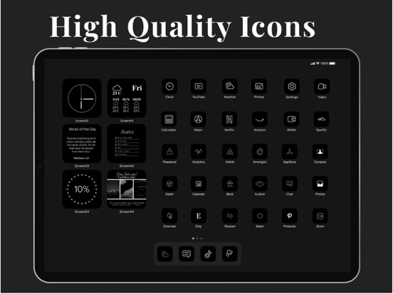 ScreenKit, Widget, Theme, Icon iPad app afbeelding 3
