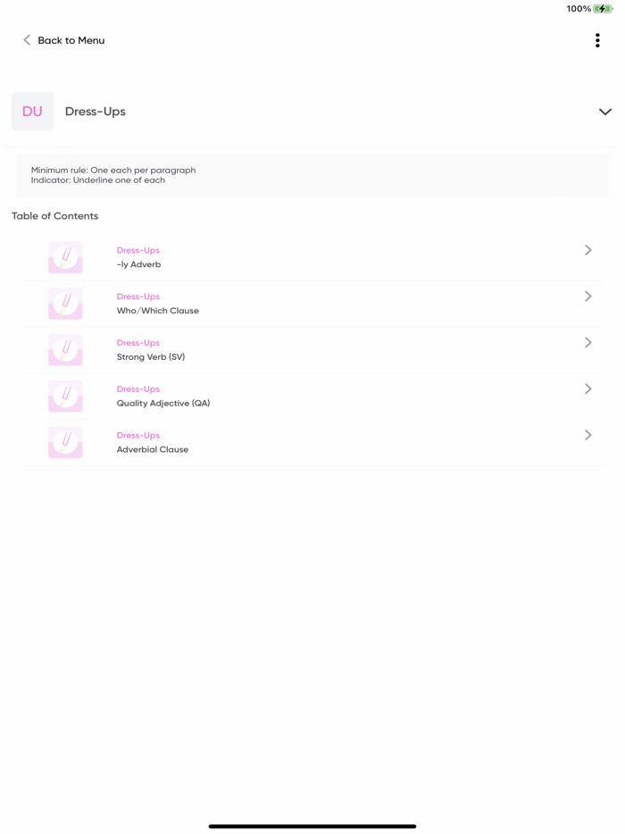 IEW Writing Tools Lite