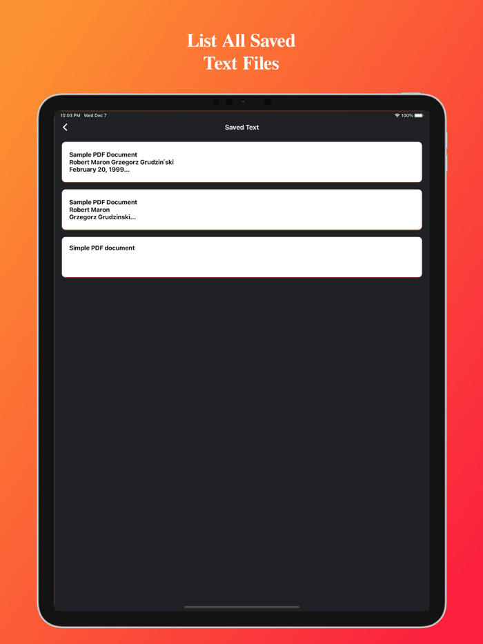 Text Converter PDF and Speech