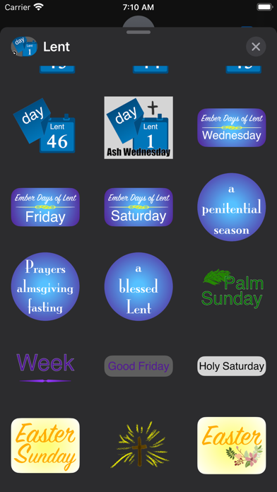 days of Lent Screenshot
