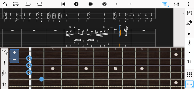Notion: Music Notation and Tab Screenshot
