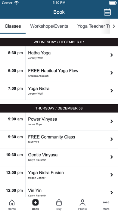 Samadhi Yoga Sangha Screenshot