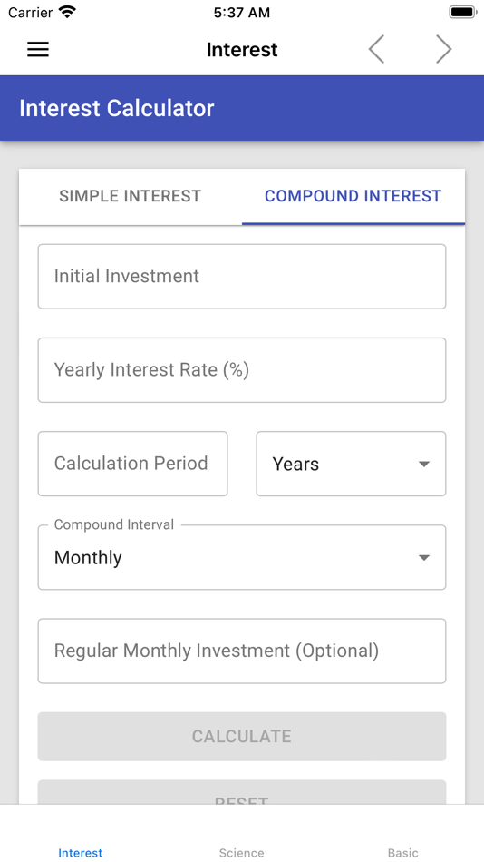#4. Interest Calculator and Tools (iOS) 由: Jorge Hugo Sanz Saez