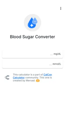 Game screenshot Blood Sugar Converter - CalCon mod apk