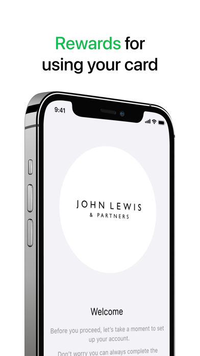 John Lewis Credit Card Screenshot