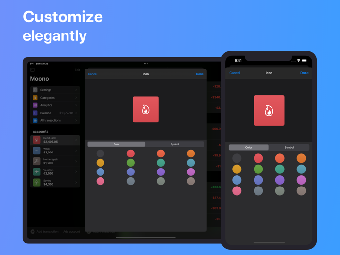 Moono Expense tracker