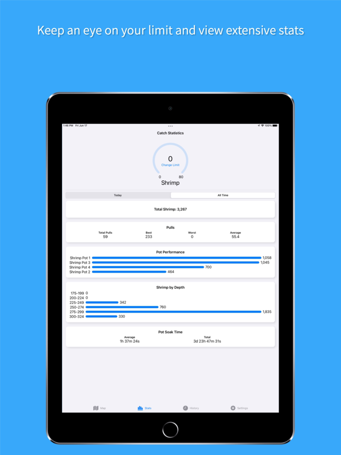 Crab and Shrimp Pot Tracker