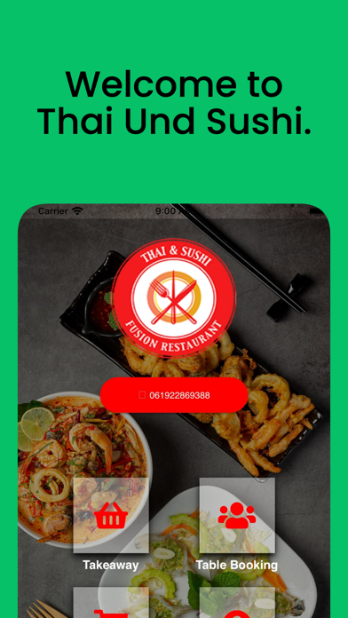 Thai Und Sushi Order Screenshot