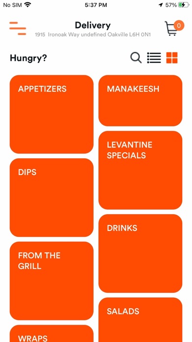 Levantine Restaurant Screenshot