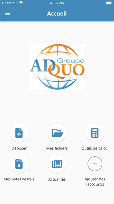 Adquo Groupe Screenshot