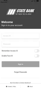 State Bank of New Richland screenshot #2 for iPhone