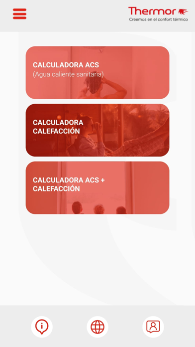 Calculadora Aerotermia Thermor Screenshot