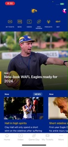 West Coast Eagles Official App screenshot #1 for iPhone