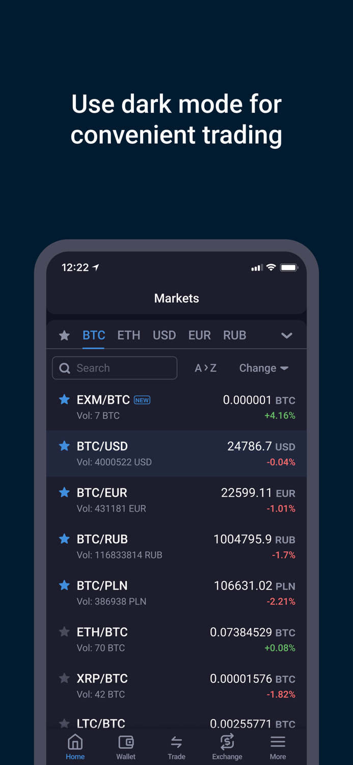 EXMO Cryptocurrency Exchange