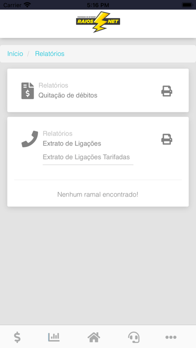 Raios Net Central do Assinante Screenshot