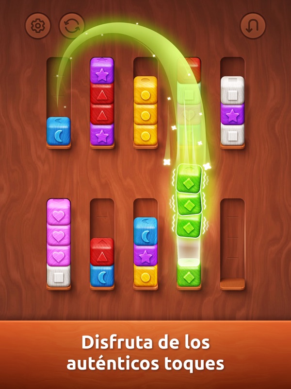 Colorwood Sort Juego de Puzzle screenshot 8