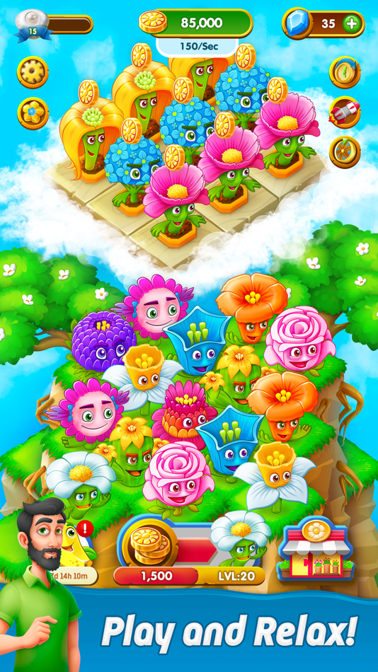 #2. Blooming Flowers: Merge Game (iOS) 由: URMOBI LTD