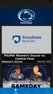 psu campus athletics network iphone screenshot 2