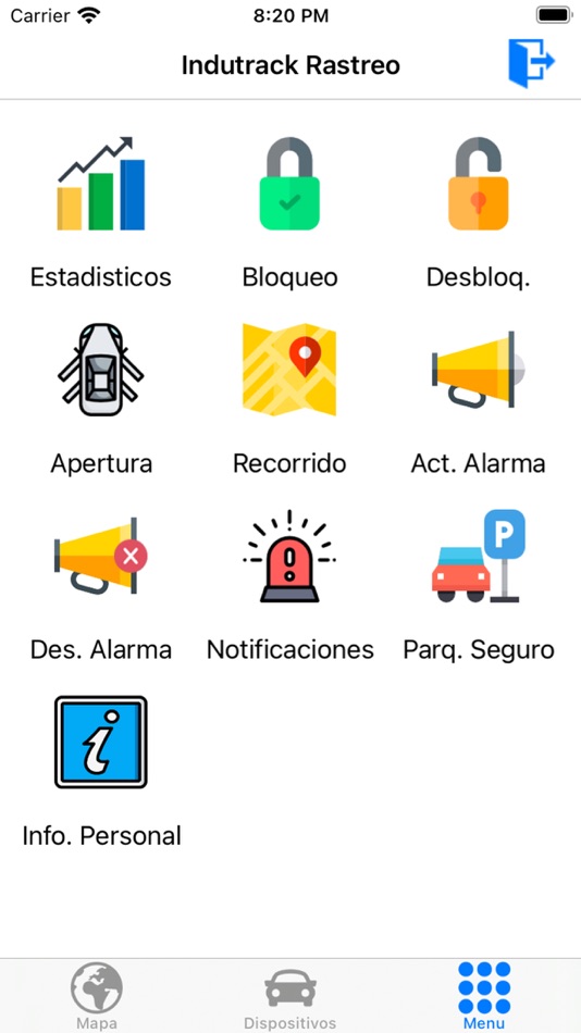 #3. Indutrack rastreo satelital (iOS) Podle: Artechnologies