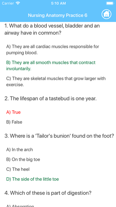 Nursing Anatomy Trivia Screenshot