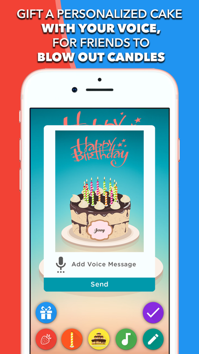 Birthday Cake-Blow out Candles Screenshot 2 - AppWisp.com Birthday Cake-Blow out Candles Screenshot 2 - AppWisp.com