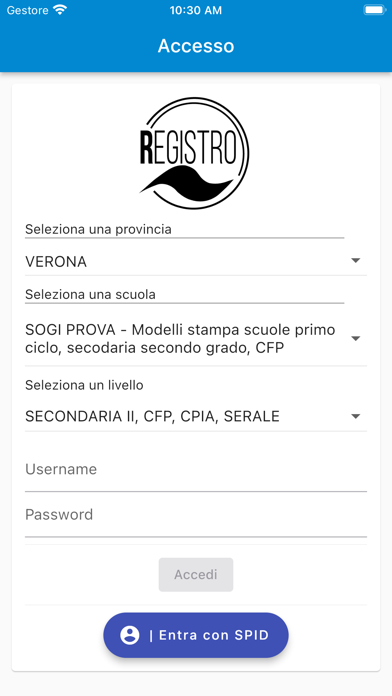 REGISTRO SOGI SCUOLA Screenshot