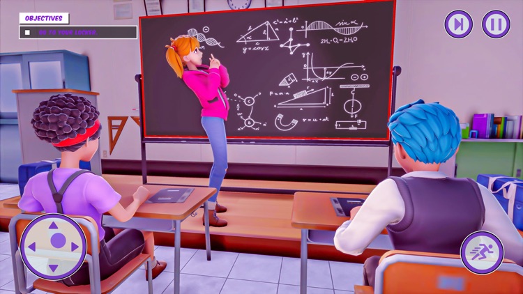 High School Days Girl Life 3D screenshot-4