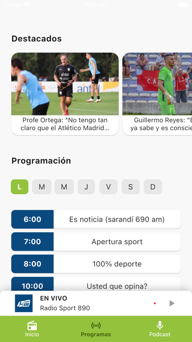 Radio Sport 890 Screenshot