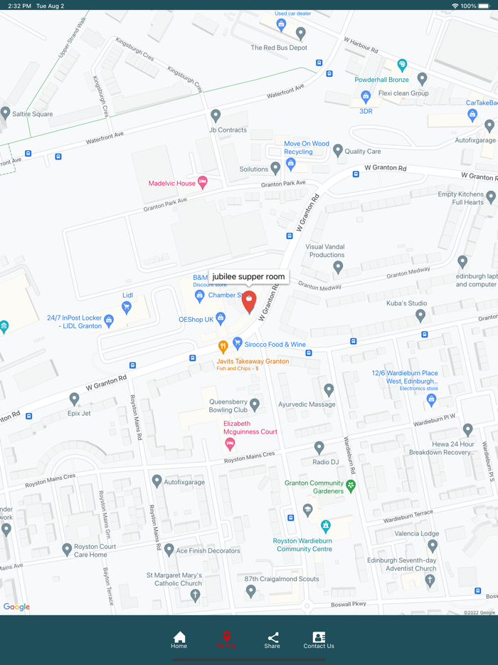 Jubilee Supper Room Edinburgh