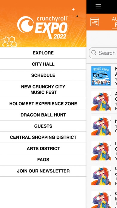 Crunchyroll Expo Screenshot