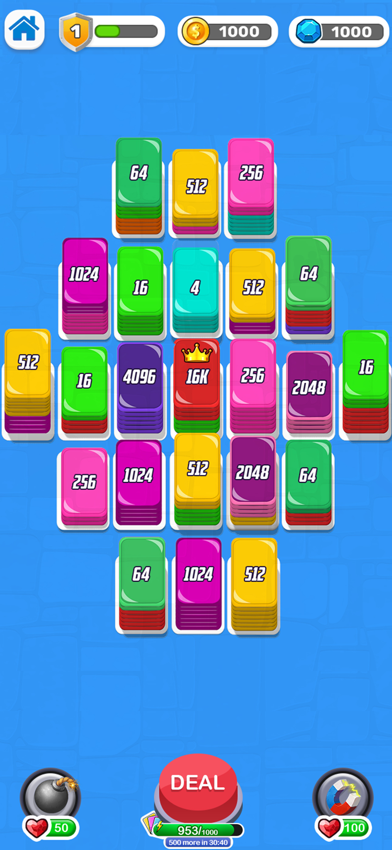 Card Sort Puzzle Shuffle Sort