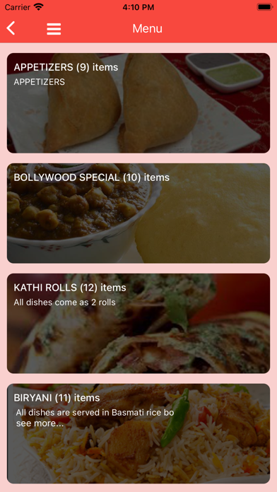 Flavors Of India QC Screenshot 2 - AppWisp.com Flavors Of India QC Screenshot 2 - AppWisp.com
