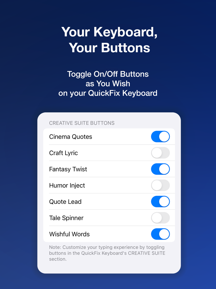 QuickFix AI Keyboard
