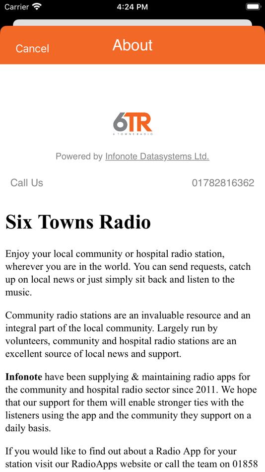 Six Towns Radio - 2.66 - (iOS)