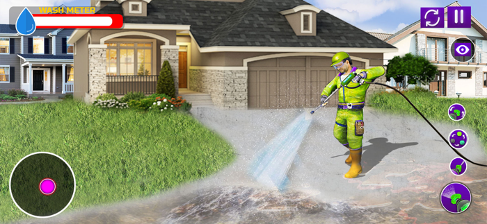 Power Wash Cleaning Games