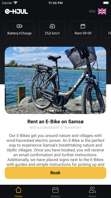 Ø-Hjul - E-Bike rental Screenshot