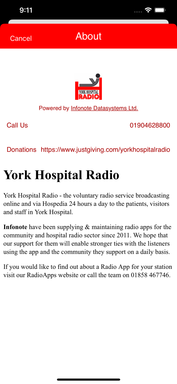 York Hospital Radio