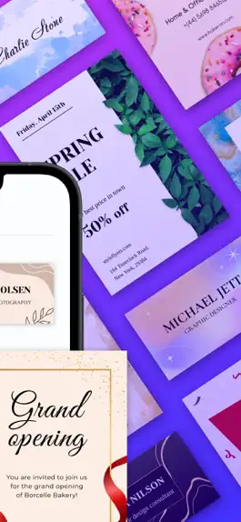 Game screenshot Business Cards Design & Flyers apk