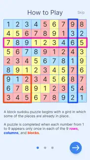 sudoku block-math puzzle game iphone screenshot 1