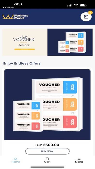Wellness Wallet EG Screenshot